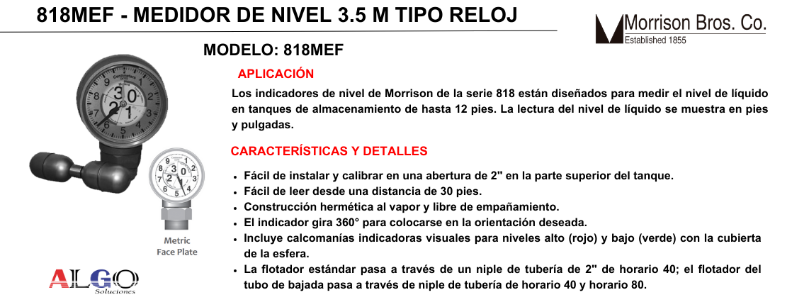 Ficha de producto - Reloj 818MEF morrison