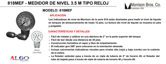 Ficha de producto - Reloj 818MEF morrison